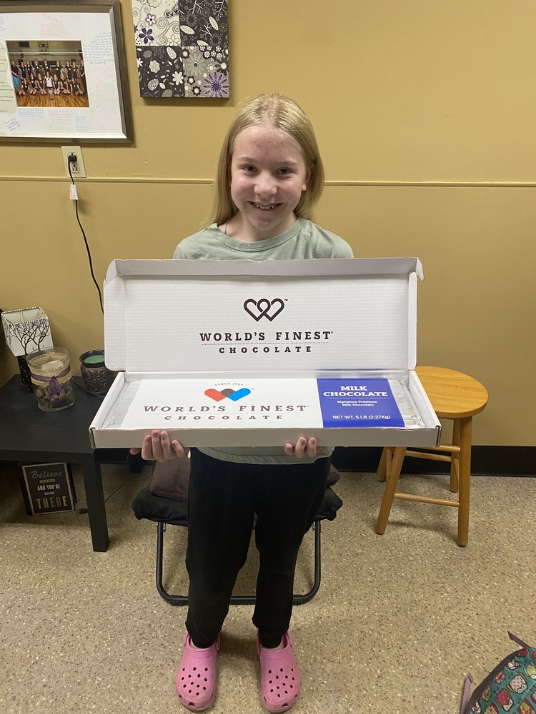 5 pound chocolate bar recipient