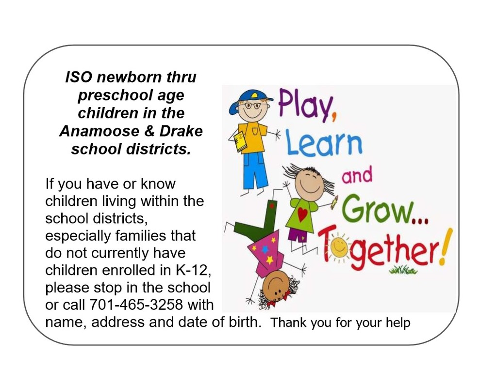 ISO preschool children in our districts