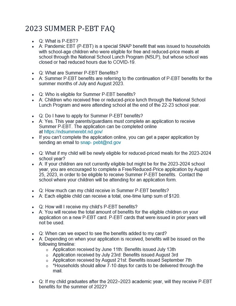2023 Summer P-EBT FAQ p1