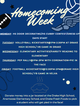 Homecoming Week Schedule